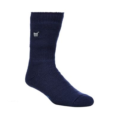 Navy Heat Holders thermal slipper socks